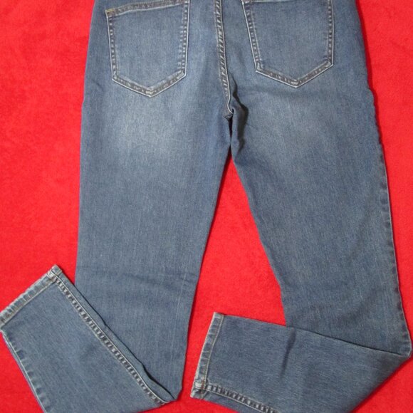 Free People Skinny Ankle Medium Wash Distressed Jeans - Picture 2 of 8